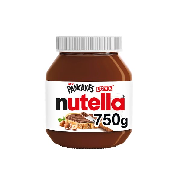Nutella Hazelnut and Chocolate Spread Jar 750g, Case of 6 Nutella