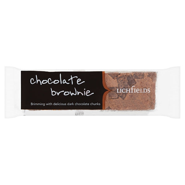 Lichfields Chocolate Brownie 65g, Case of 18 Lichfields