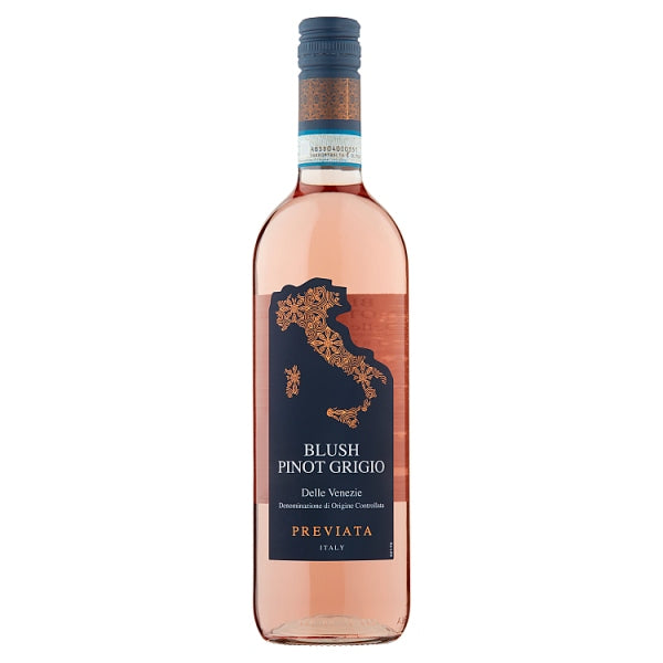 Previata Blush Pinot Grigio Delle Venezie DOC 75cl, Case of 6 Previata