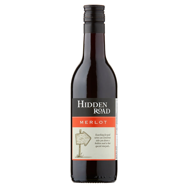 Hidden Road Merlot 187ml, Case of 12 Hidden Road