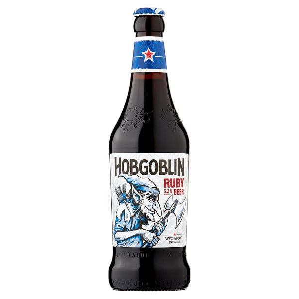Wychwood Brewery Hobgoblin Ruby Beer 500ml, Case of 8 Wychwood Brewery