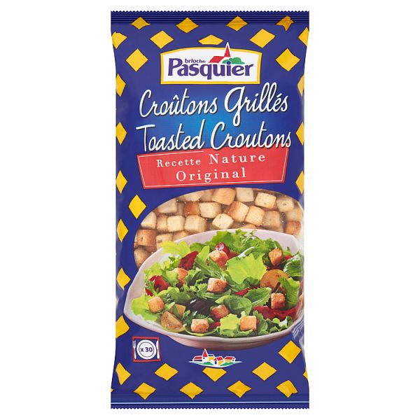 Brioche Pasquier Toasted Croutons Original 500g, Case of 12 Brioche Pasquier
